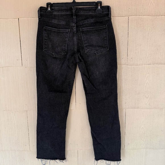 Evereve The Ever Straight Jeans High Rise 'Black' - Picture 4 of 5